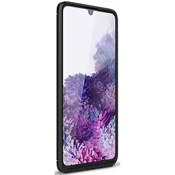 Чохол-накладка Toto Carbon Brush TPU Case Samsung Galaxy A41 Black - мініатюра 2