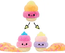 М'яка іграшка-антистрес Fluffie Stuffiez Пухнастий сюрприз Морозиво (593447-2) - мініатюра 4