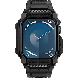 Чохол-ремінець Spigen Rugged Armor Pro для Apple Watch 46mm Matte Black (ACS08604) [149627] - мініатюра 3