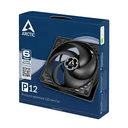 Корпусний вентилятор 120 мм Arctic P12 ACFAN00118A Black - мініатюра 3