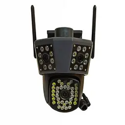 Поворотна вулична WIFI камера відеоспостереження 9MP, 3 об'єктиви C360 home