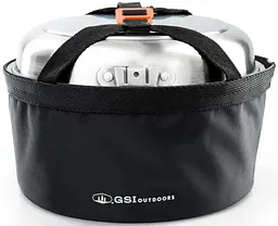 Набір посуду GSI Outdoors Glacier Stainless Camper (1099-68181) - мініатюра 2