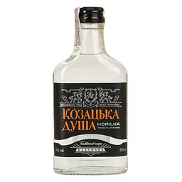 Уцінка. Горілка Козацька душа класична 40% 0.25 л  - мініатюра 1