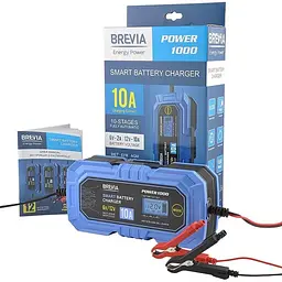 Зарядний пристрій 6 / 12 V 10 A для акумуляторів brevia Power1000 21000EP - мініатюра 3