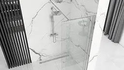 Душова стінка Rea Cortis 120 хром REA-K7211 - мініатюра 2