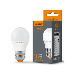 Лампочка Videx G45e 3.5W E27 3000K (VL-G45e-35273) - мініатюра 2