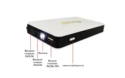 Пусковий пристрій бустер Bottari PowerBank Extrapower АКБ 6600 мАч багатофункціональний (30315-IS) - мініатюра 4