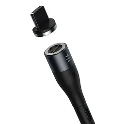 Кабель Baseus Zinc Fabric Magnetic Cable USB to Lightning 2.4A 1m CALXC-KG1 Black-Grey - мініатюра 9