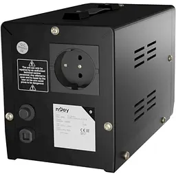 Стабілізатор напруги Njoy Alvis 1000 (AVRL-10001AL-CS01B) AVR, 1 розетка (Alvis 1000) - мініатюра 6