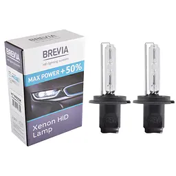 Ксенонова лампа Brevia H7 +50%, 6000K, 85V, 35W PX26d KET, 2шт(12760MP)