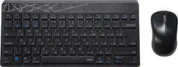Комплект RAPOO 8000M Multi-mode Wireless Keyboard &amp; Mouse black (19096)