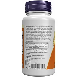 Олія примули вечірньої Now Foods 500 мг 100 капсул - мініатюра 3