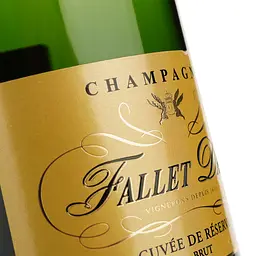 Шампанське Fallet Dart Cuvee de Reserve Brut біле брют 0.75 л - мініатюра 3