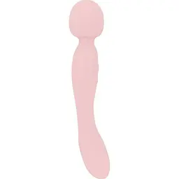 Вібратор Good Vibes Only Simi Double-Sided Wand Vibrator Soft Silicone Pink (SX3076) [152368]