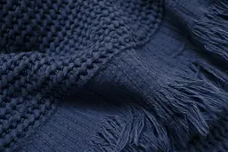 Рушник Lotus Home - Rius navy синій 50x100 - мініатюра 4