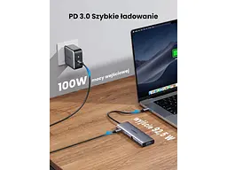 Док-станція UGREEN CM498 Revodok 10-in-1 USB-C (15601) - мініатюра 4
