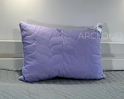 Ковдра зимова ArCloud Floral Lavander 200х220 у сумці + 2 подушки з кантом ArCloud Floral Lavander 50х70 у сумці + постільна білизна LARA сатин євро модель на вибір - мініатюра 10