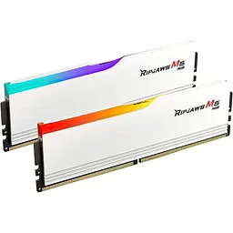Модуль пам'яті DDR5 G.Skill Ripjaws M5 RGB 2x32GB 6000MHz White (F5-6000J3238G32GX2-RM5RW) [148633] - мініатюра 3