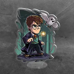 Акрилова колекційна фігурка Чібі Chibi Гаррі Поттер (Hogwarts) 10 см - мініатюра 2