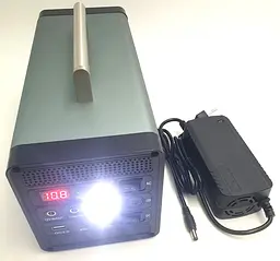Акумуляторний інвертор-перетворювач напруги 600 Вт 150000 mAh Power Bank з розеткою 220 V та 12 V, зарядна станція Yachu 555 Wh 11,1 V/50 Ah/600 W - мініатюра 4