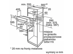 Духовка електрична Bosch HBF153BB0 - мініатюра 7