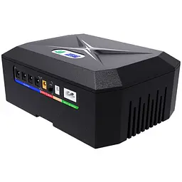 ДБЖ UPS DC 60W 20800mAh для роутера, терміналу, камери DC2060P/DCP60W DC5.5x2.5 мм: 4x12V(5A)/ 1x9V-12V/ 1x5V / 2xUSB/ POE LCD Black - мініатюра 2