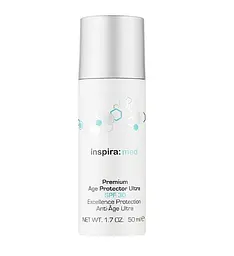 Антивіковий крем SPF 30 Преміум ультралегкий PREMIUM AGE PROTECTOR ULTRA Inspira Med 50 мл - мініатюра 2