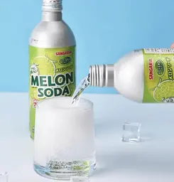 Газований напій Sangaria Ramune Melon Soda 500мл - мініатюра 2