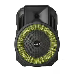 Портативна Bluetooth колонка RIAS RX-8135W 8" RGB валіза з караоке 10W Black - мініатюра 6
