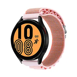 Браслет NormalCloth Wave Samsung Galaxy Watch 6 Classic 43mm 6 Classic 47mm - рожевий ширина кріплення 20мм нейлоновий Watchbands (W24-2WB54157522) - мініатюра 2