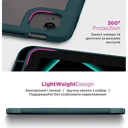 Чохол-книжка ArmorStandart Y-Type PEN для Apple iPad 10th Gen 10.9` (2022)/iPad 11 (2025) Pine Green (ARM77502) [133723] - мініатюра 7