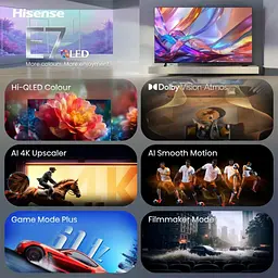 Телевізор Hisense 65E7S 65` QLED Ultra HD 4K (20018153) UA [173911] - мініатюра 7