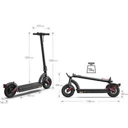 Електросамокат Sharp EM-KS2AEU-B 10" 350W - мініатюра 13