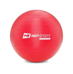 Фітбол Hop-Sport 55см червоний + насос 2020 - мініатюра 3