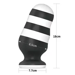 Анальна пробка LoveToy X-Missioner Butt Plug 7,18 см - мініатюра 3