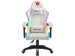 Комп'ютерне крісло для геймера Defender Energy white (64557)