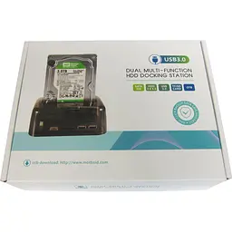 Зовнішня кишеня Dynamode 2*HDD 2,5"/3,5" SATA /IDE/SSD - USB3.0, 2 x USB 2.0, SD/TF/M2 (DM-CAD-S8) - мініатюра 8