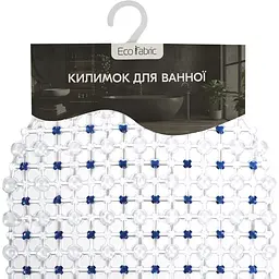 Килимок для ванної Eco Fabric Крапка 63х34 см синій (6334-001) - мініатюра 5