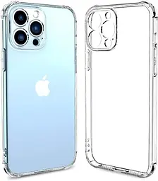 Силіконовий протиударний чохол Case панель Case на Iphone 14 Pro Max із захистом камери прозорий (5141413) - мініатюра 2