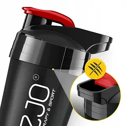 Шейкер спортивний 4FIZJO Ultra 700 мл Black/Red (P-5905973407106) - мініатюра 5