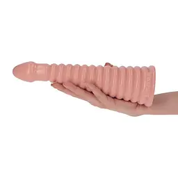 Анальна пробка Toyz4lovers Plug-Italian Cock 10", 26 см (тілесний) - мініатюра 3