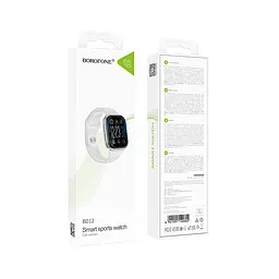 Смарт-годинник BOROFONE BD12 51mm, 190 mAh, IPX4 Smart sports watch (call version) Silver (6941991120602) - мініатюра 2