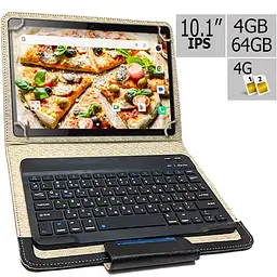 Планшет-телефон Adronix S 464 LTE Black IPS 10.1'' 4GB/64GB + Чохол із Bluetooth клавіатурою - мініатюра 2