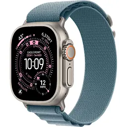Смарт-годинник Apple Watch Ultra 3 49mm Natural Titanium Case with Light Blue Alpine Loop Medium (MEWM4) [145310]