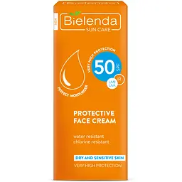 Крем для обличчя Bielenda Sun Care SPF 50 для сухої та чутливої шкіри 50 мл - мініатюра 3