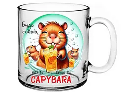 Чашка FARGLASS 320мл Herbata Будь собою