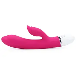 Вібратор-кролик Lovetoy Dreamer II 21.5х3.5 см рожевий - мініатюра 6