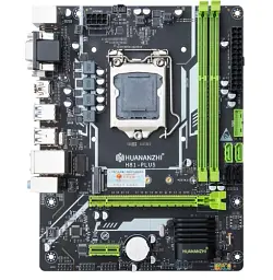 Материнська плата LGA1150, Huananzhi H81 PLUS, H81, 2xDDR3, Int.Video (CPU), 2xSATA3 / 2xSATA2, 1xPCI-E 3.0 x16, 1xPCI-E 2.0 x1, Audio 5.1, GLan, 4xUSB 3.0 / 6xUSB 2.0, VGA/DVI-D/HDMI, Micro ATX - мініатюра 2