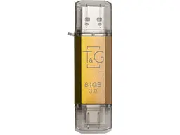 USB флеш накопичувач T&G 64 GB Star Gold (TG009TC-64GGD3)
