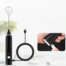 Електричний міксер портативний, бездротовий USB-роз'єм - мініатюра 2